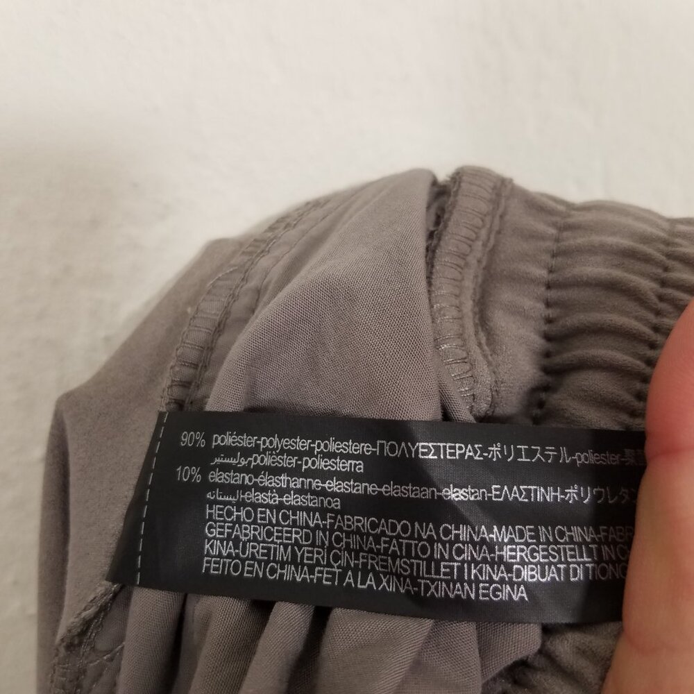 Zara Faux Suede Jogger Pants Size S - Picture 5 of 5